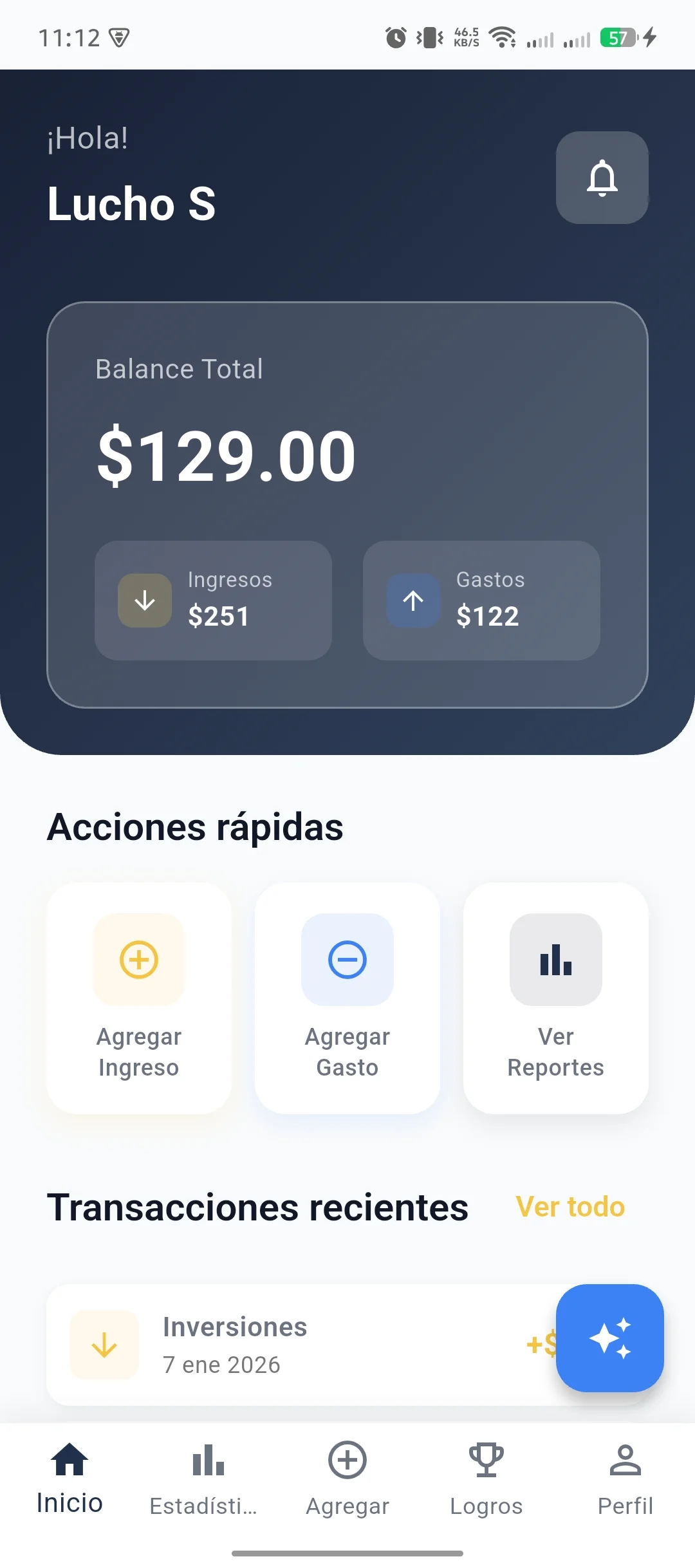 Sagx UP - Financial Control